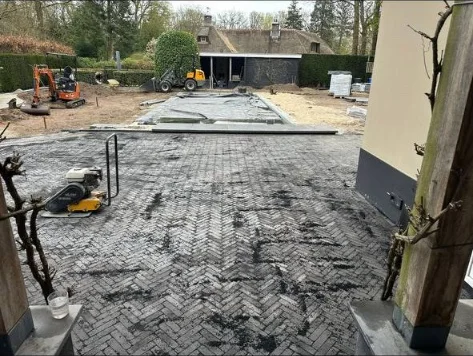 Oprit visgraatpatroon